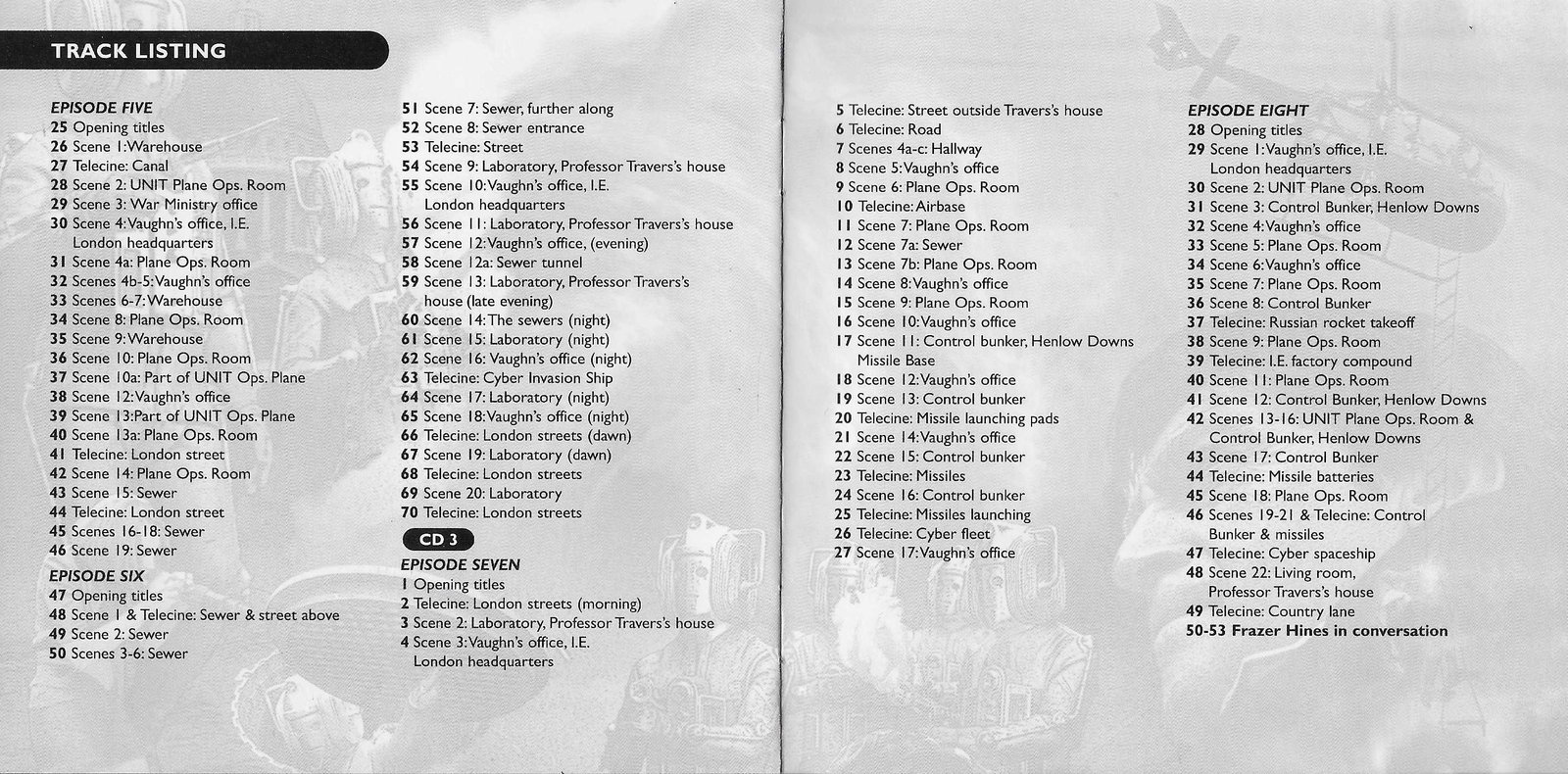 Middle of cover of ISBN 0-563-52327-1